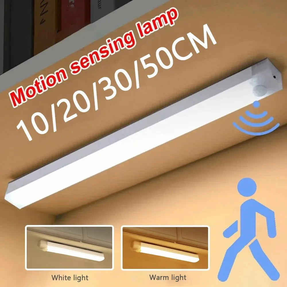 Wireless LED Night Motion Sensor Type C Rechargeable Light