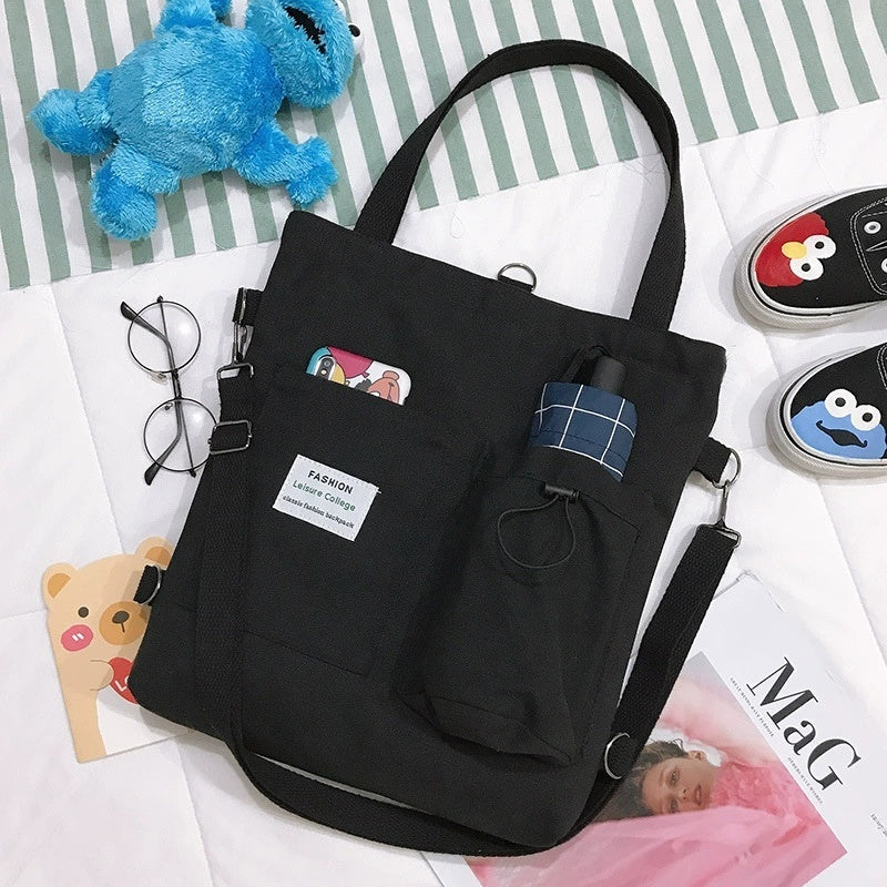 Harajuku Canvas Students Buckpack Shoulder Handbag