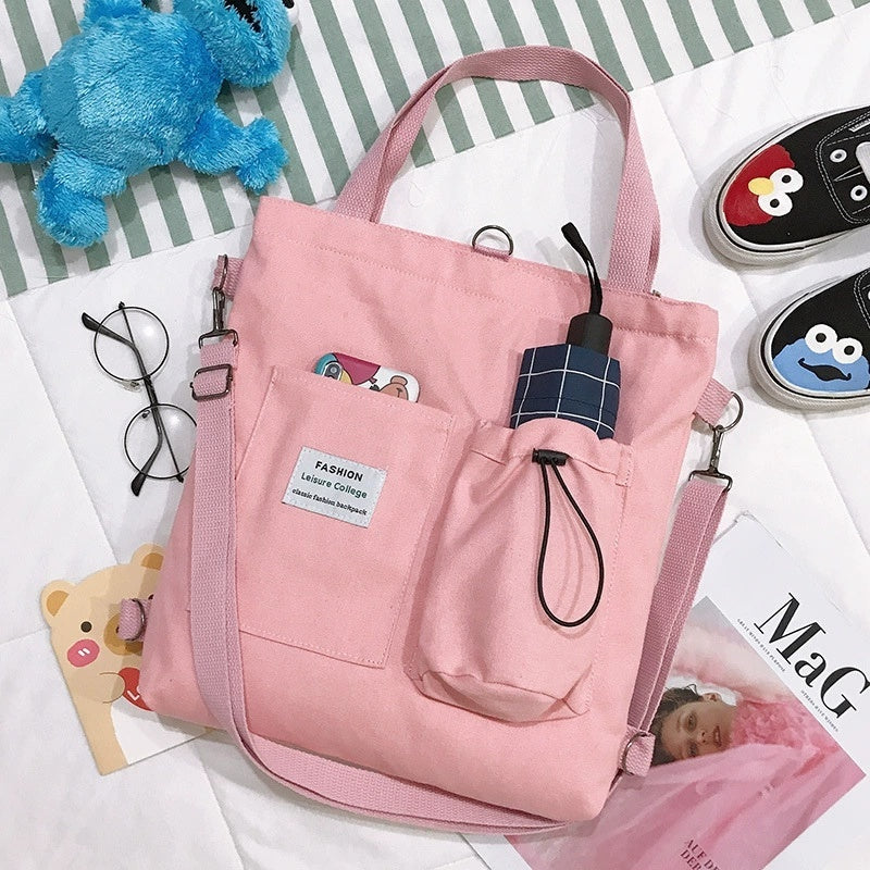 Harajuku Canvas Students Buckpack Shoulder Handbag