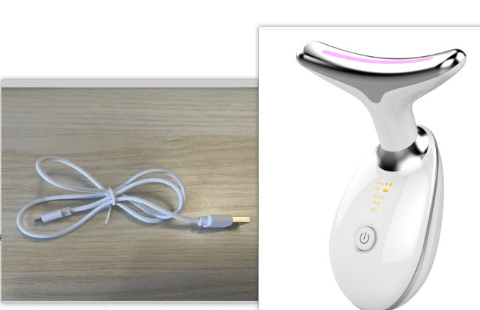 EMS Electric Microcurrent Wrinkle Remove Thermal Neck Lifting And Tighten Massager