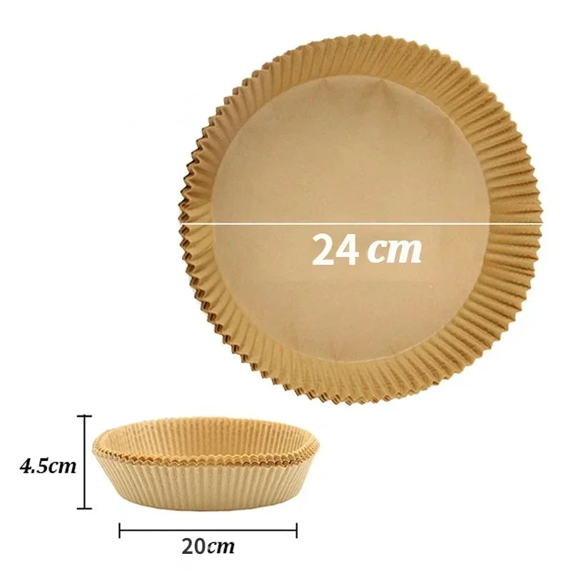 30/50pcs Non-stick Airfryer Baking Mat