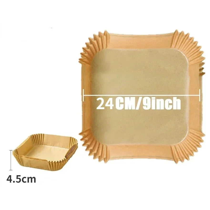 30/50pcs Non-stick Airfryer Baking Mat