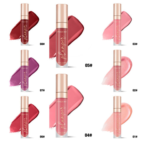 Smooth, soft lips with glossy effect