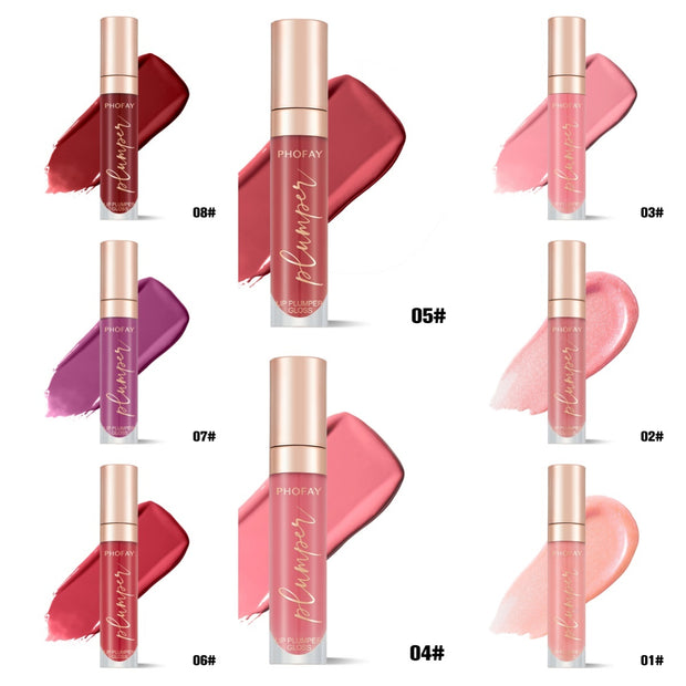 Smooth, soft lips with glossy effect