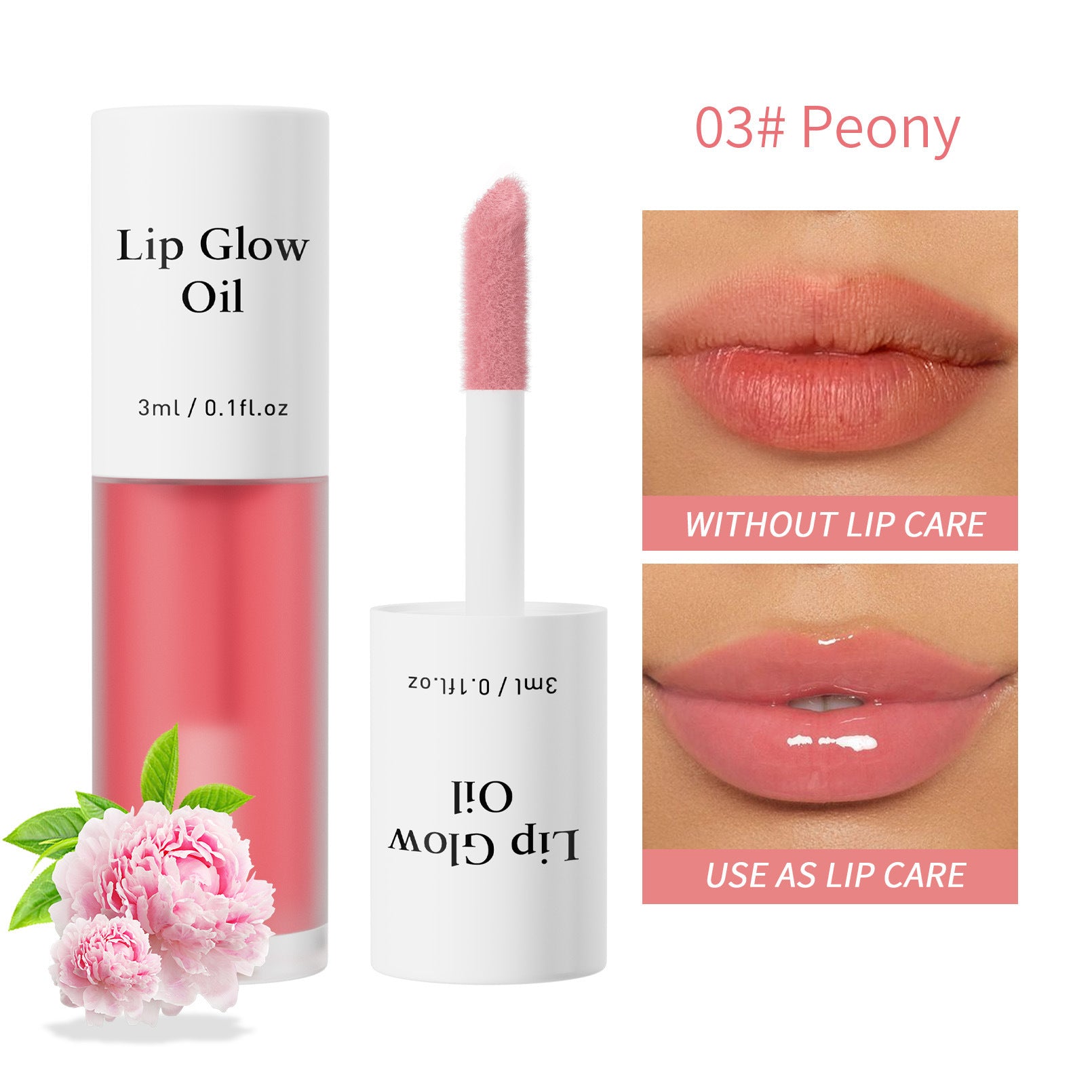 Glossy lips with a juicy twist