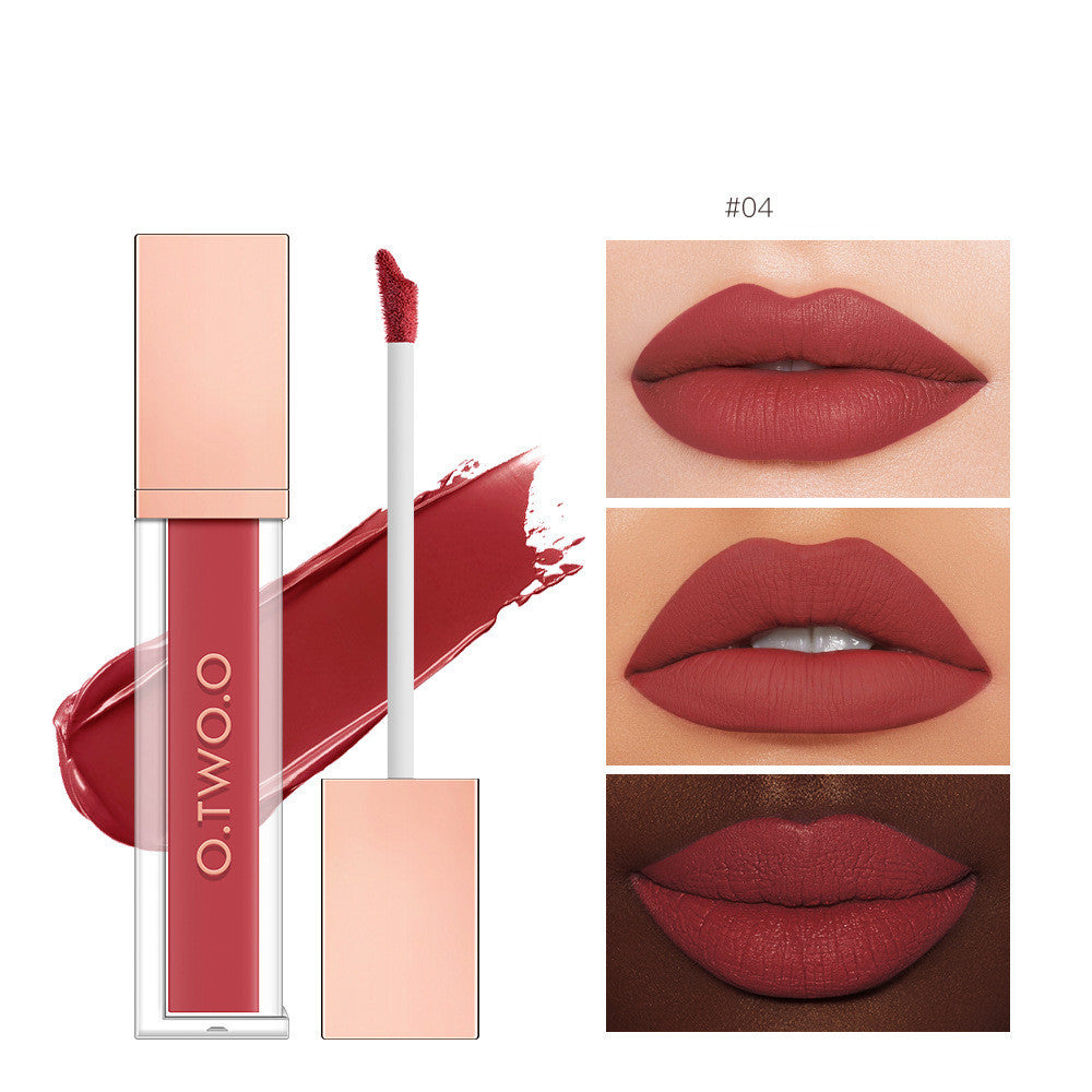 18-Color Fog Lip Glaze – Air-Matte