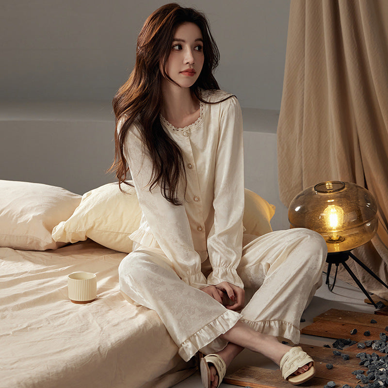 Sophisticated, Minimalist Shirt-style Pajamas For Women