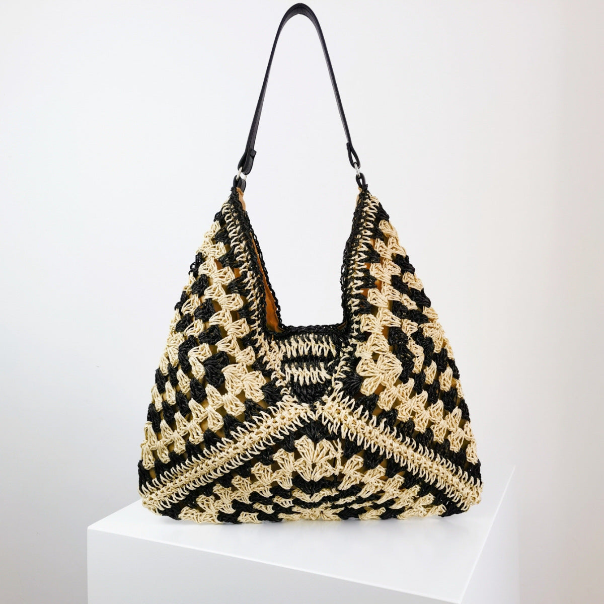 Handmade Straw Shoulder Bag