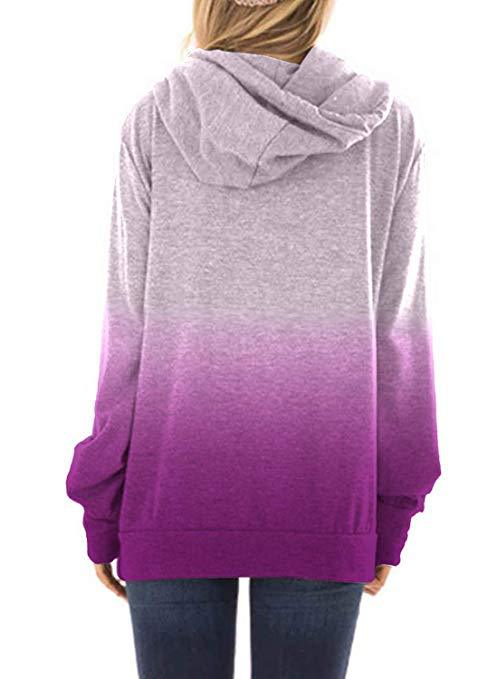 Women’s Two-Tone Printed Hoodie