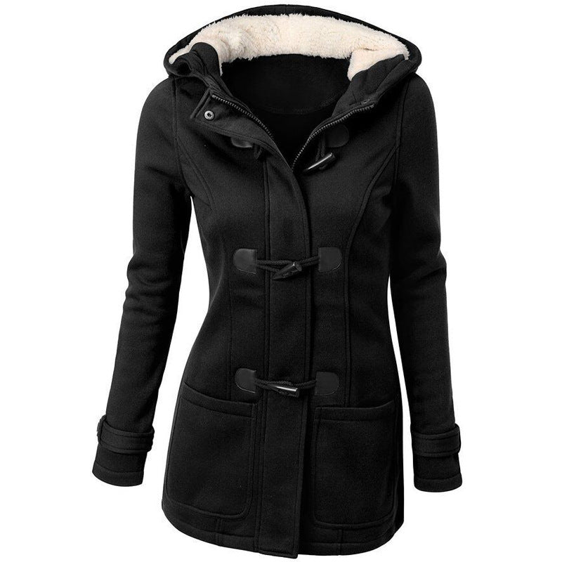 Slim Fit Hooded Winter Coat