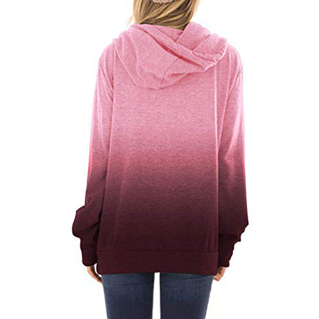 Women’s Two-Tone Printed Hoodie