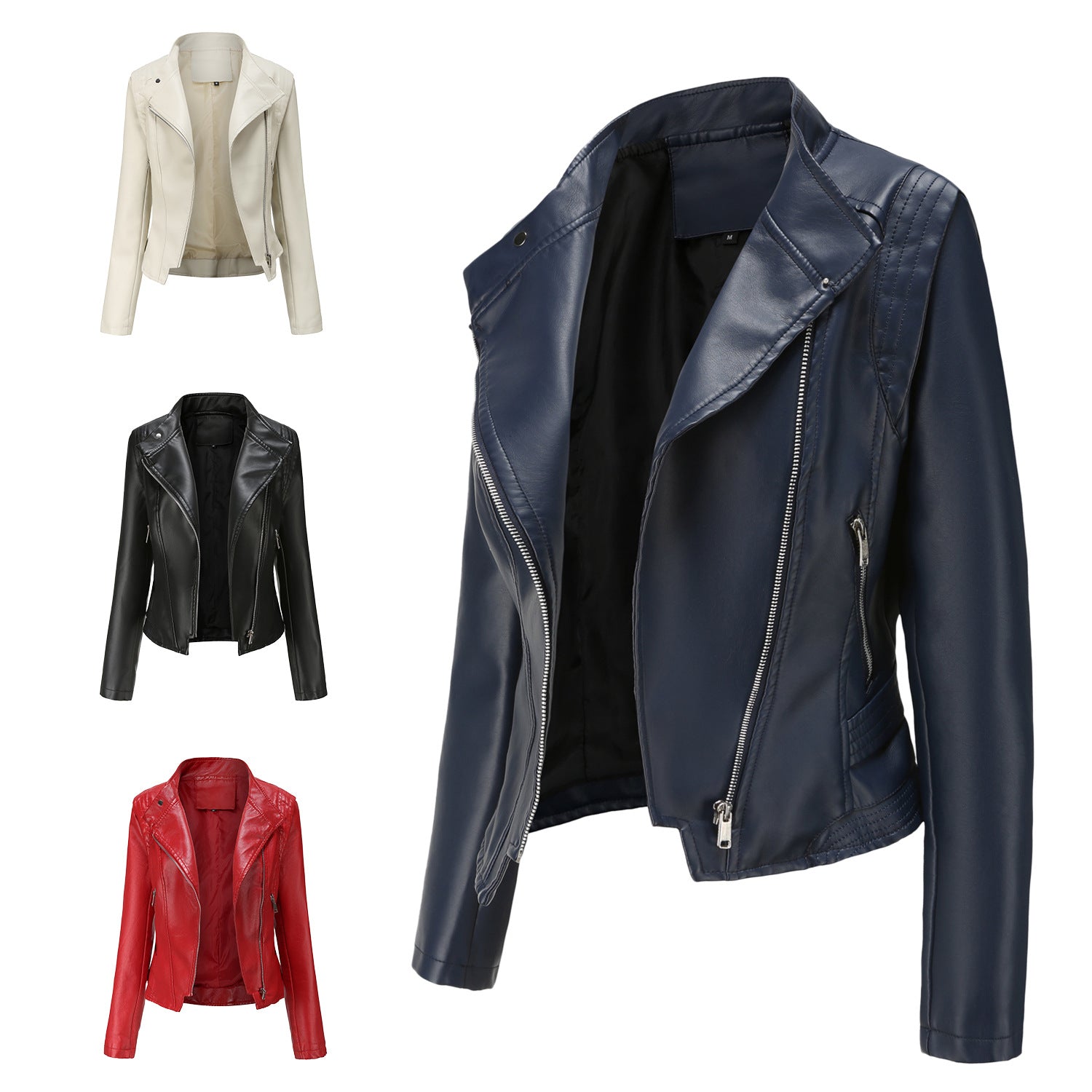 Women’s Faux Leather Fur Jacket