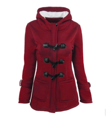 Slim Fit Hooded Winter Coat