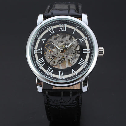 Men's hollow automatic mechanical watch