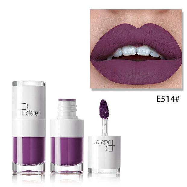 Hydrating lip gloss in a sleek white bottle