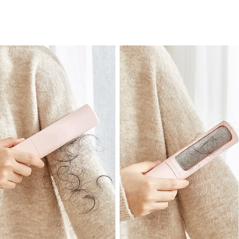 2-1 Portable Reusable Pet Hair Remover Brush Lint Roller