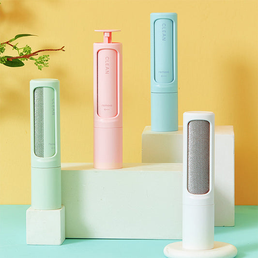 2-1 Portable Reusable Pet Hair Remover Brush Lint Roller
