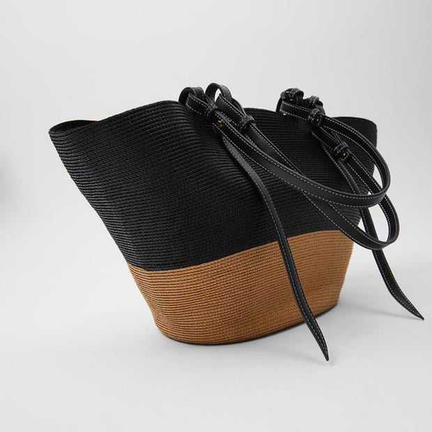 Women’s Large Straw Beach Bag