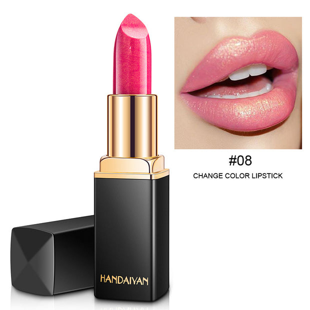 Metallic Pearl Lipstick – Shimmer & Smooth Wear