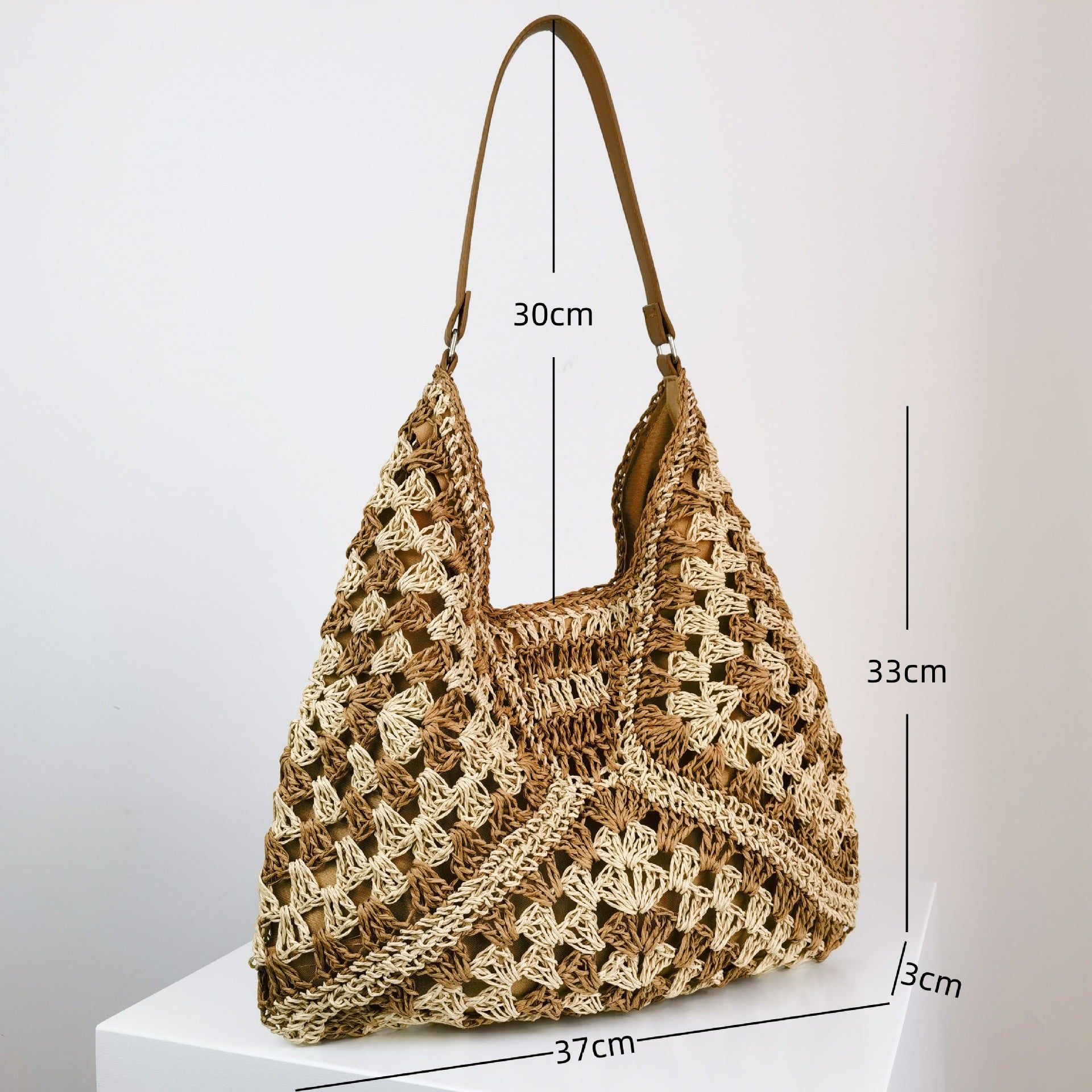 Handmade Straw Shoulder Bag