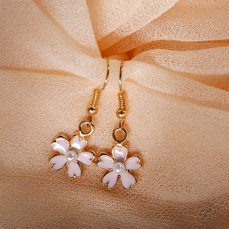 Ins Style Flower Alloy Earrings / Ear Clip