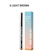 Dark brown shade for natural depth