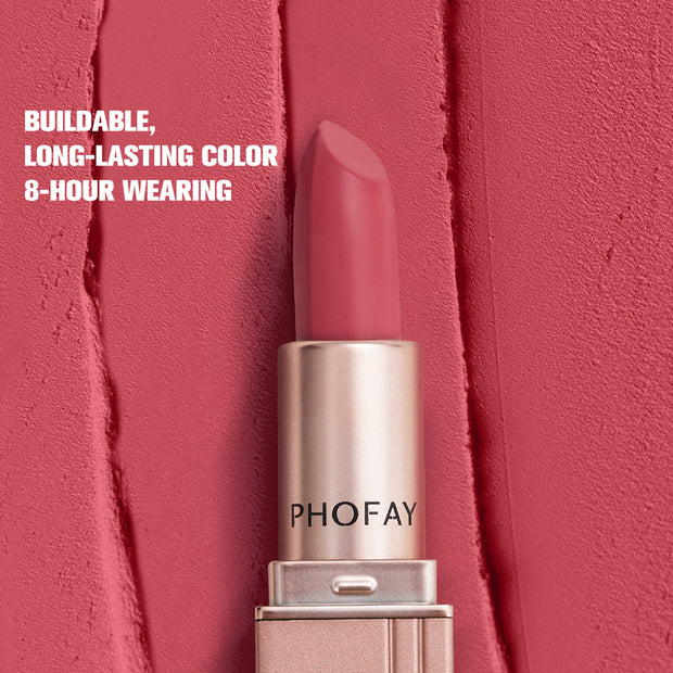 PHOFAY Matte Lipstick – Soft, Long-Wear Color