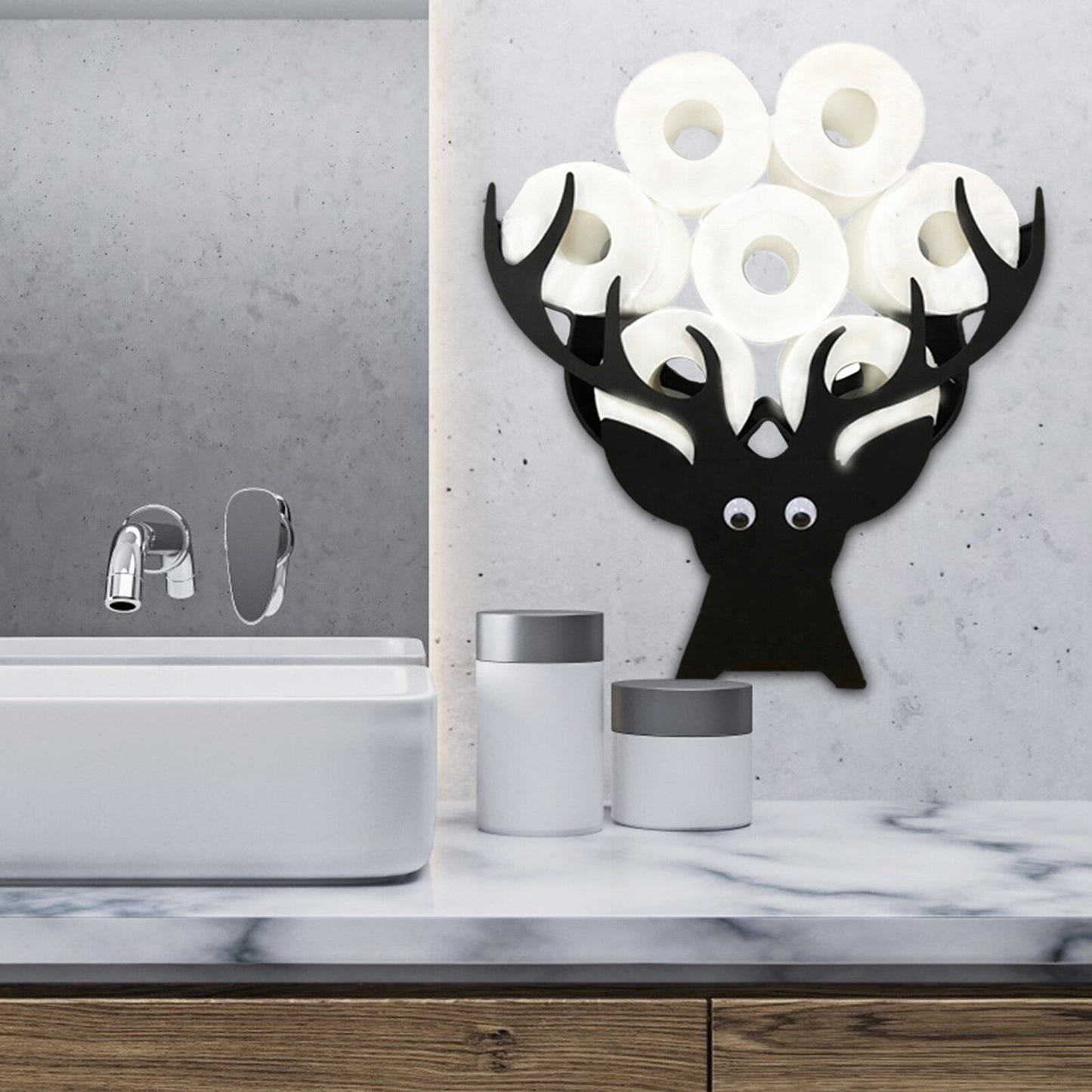 Christmas Elk Shape Toilet Tissue Holder