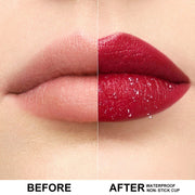 Shiny, comfortable lips all day long