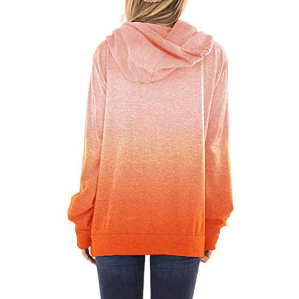 Women’s Two-Tone Printed Hoodie