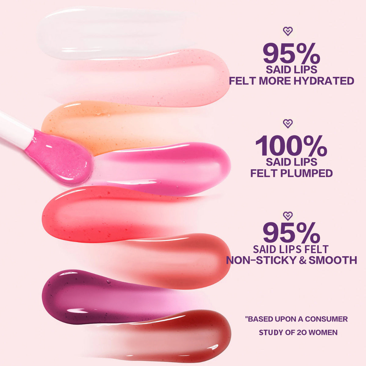 PHOFAY Lip Oil Set – 8 Hydrating Glosses