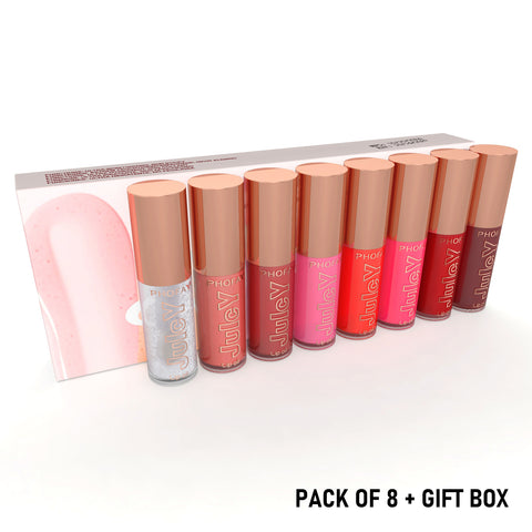 PHOFAY Lip Oil Set – 8 Hydrating Glosses