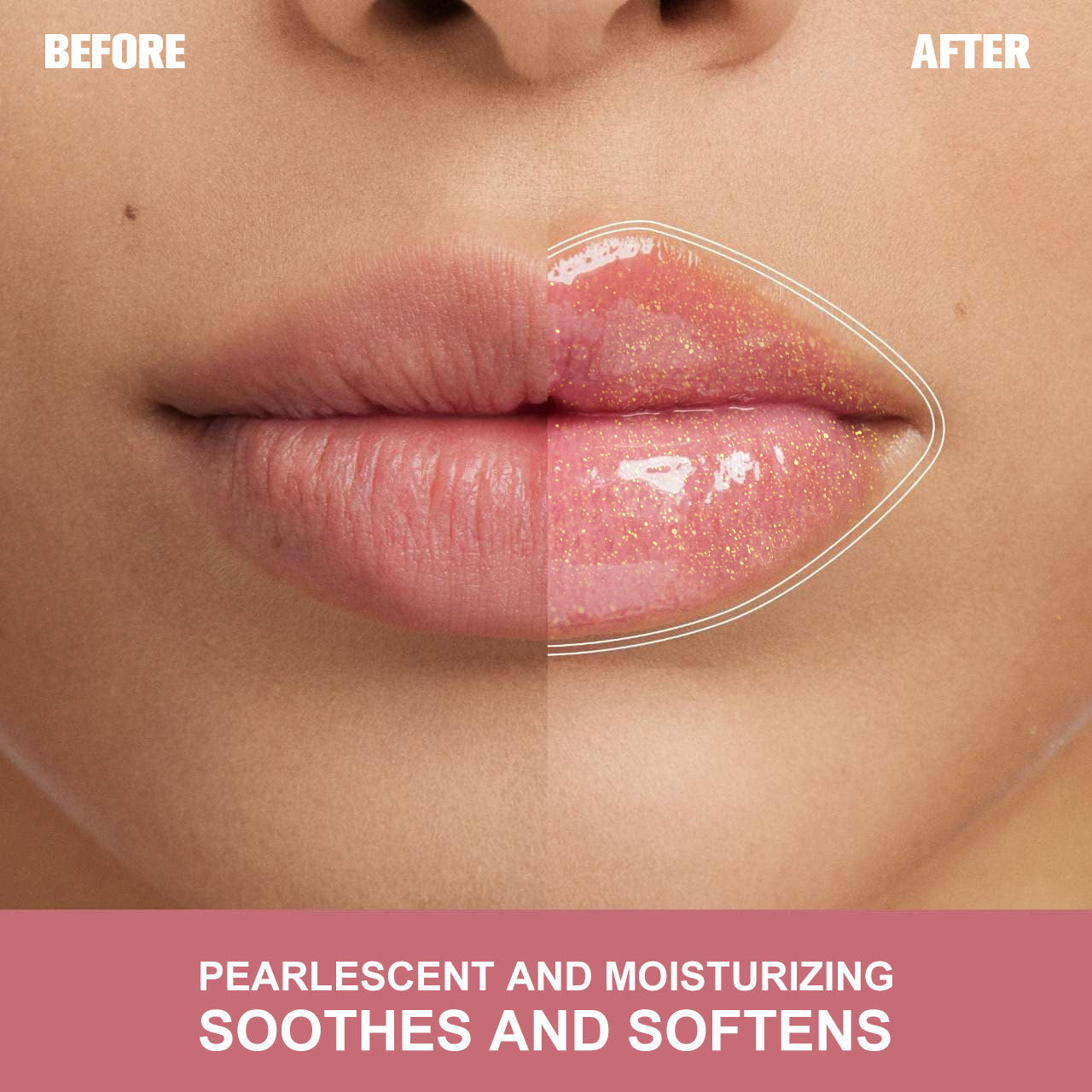 Plump lips with long-lasting tint