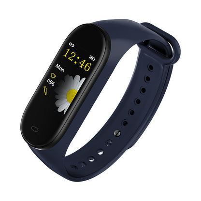 Smart Bracelet Waterproof Heart Rate Blood Pressure Tracking Watch