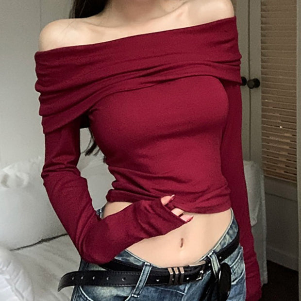 Slim Fit Bottoming T-Shirt