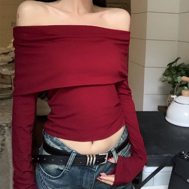 Slim Fit Bottoming T-Shirt