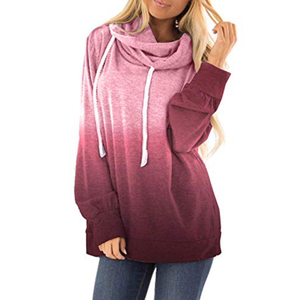Women’s Two-Tone Printed Hoodie