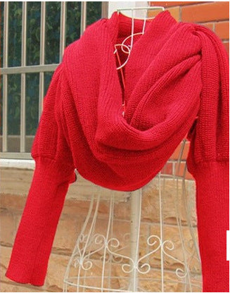 Scarf Cashmere Sweater
