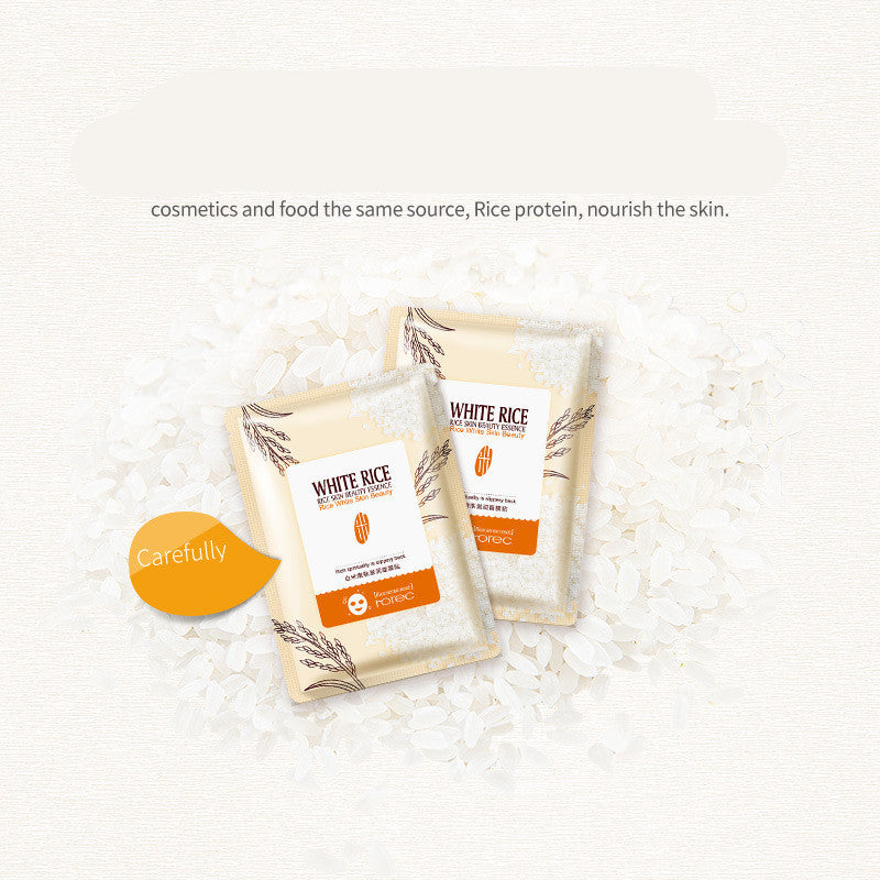 Moisturizing care with white rice extrac