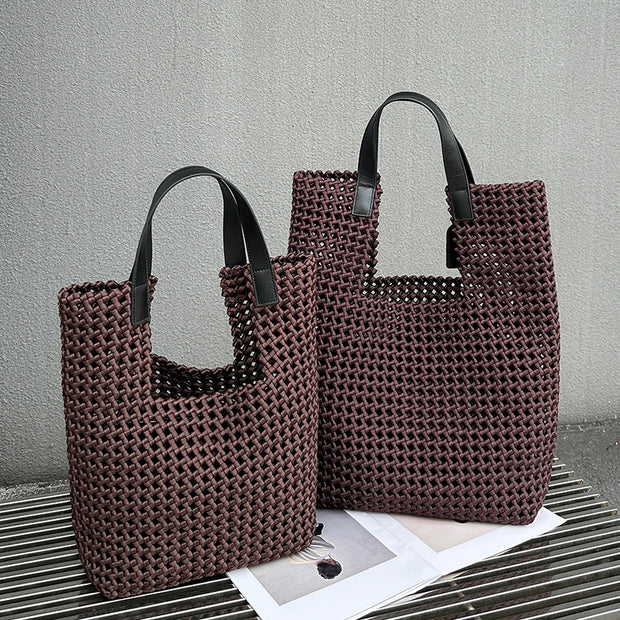 Luxury Hand-Woven Silk Satin Bag