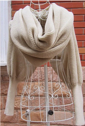 Scarf Cashmere Sweater