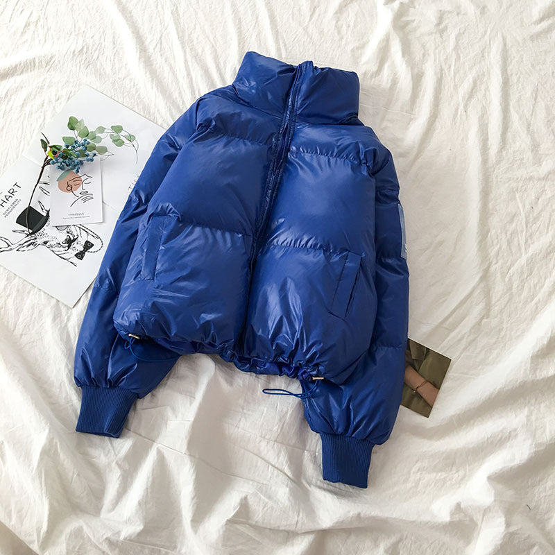 Oversized comfort meets sleek Korean fashion.