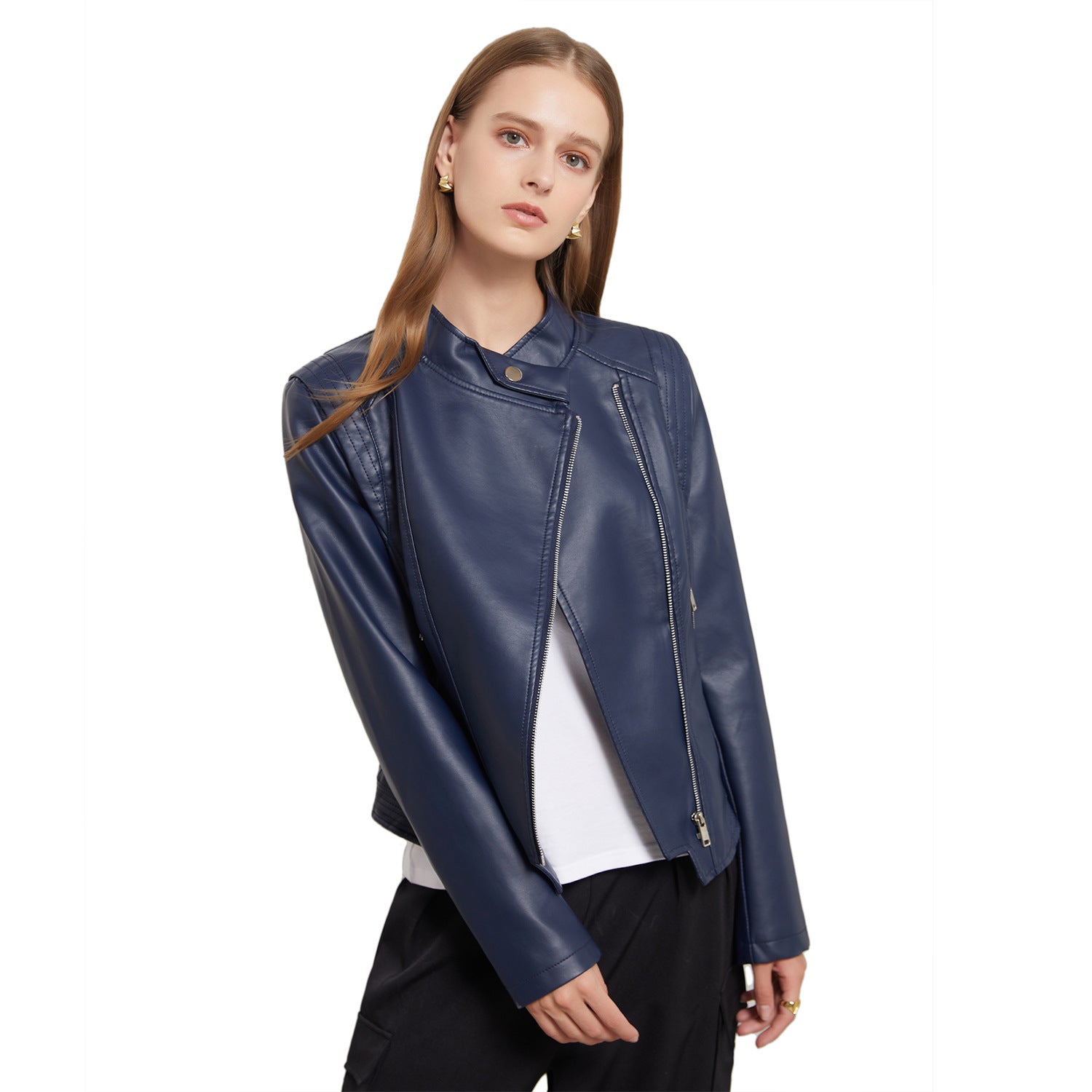 Women’s Faux Leather Fur Jacket