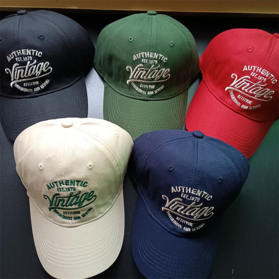 European And American Letter Baseball Cap