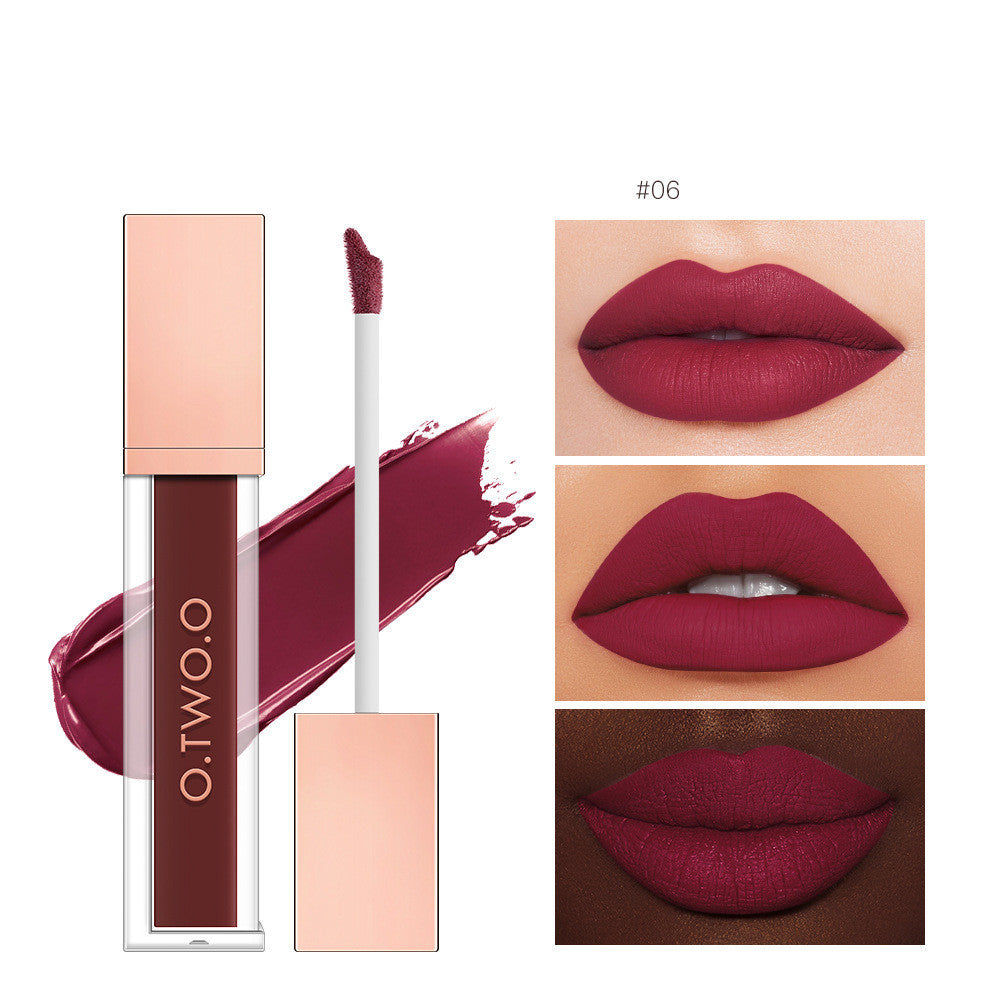 18-Color Fog Lip Glaze – Air-Matte