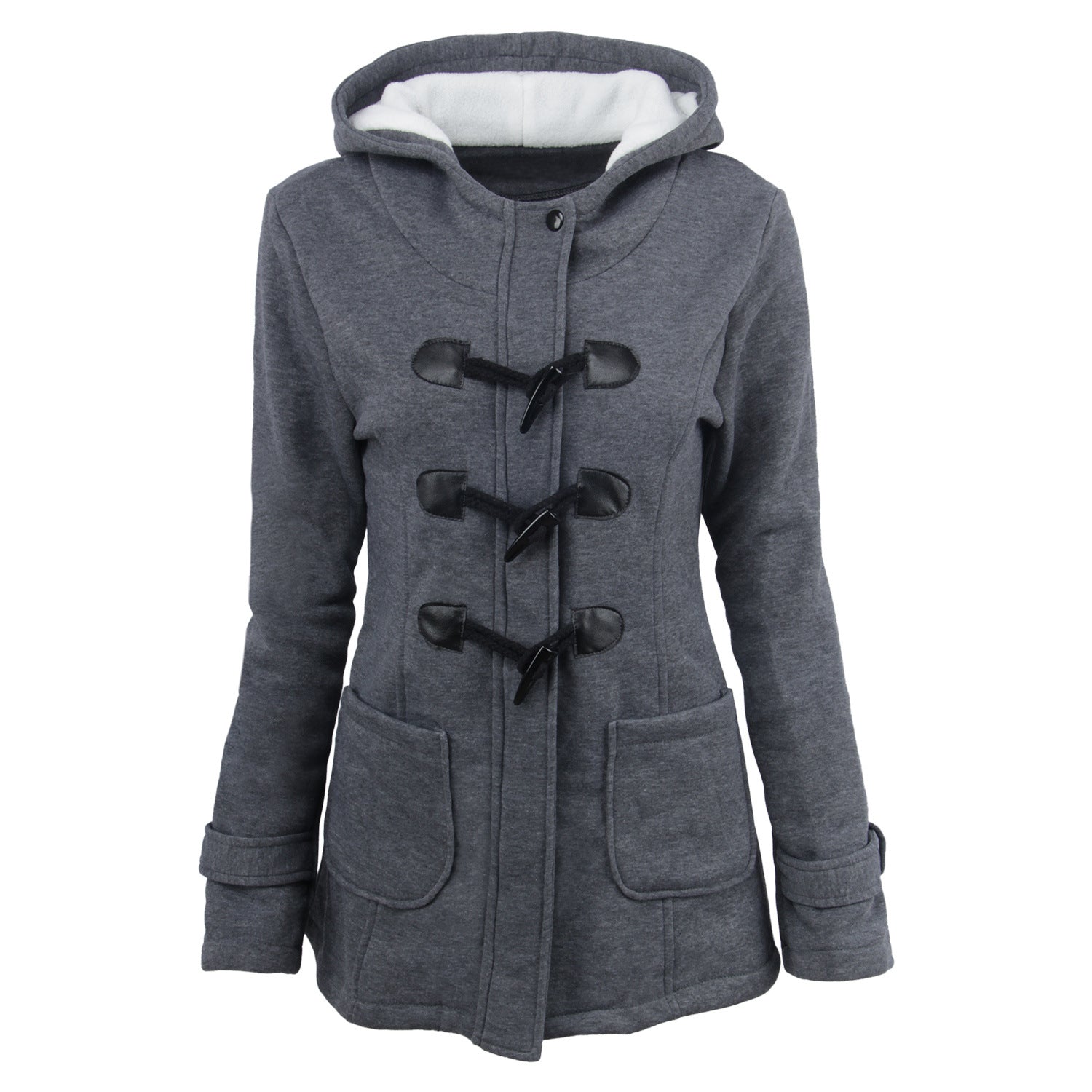 Slim Fit Hooded Winter Coat