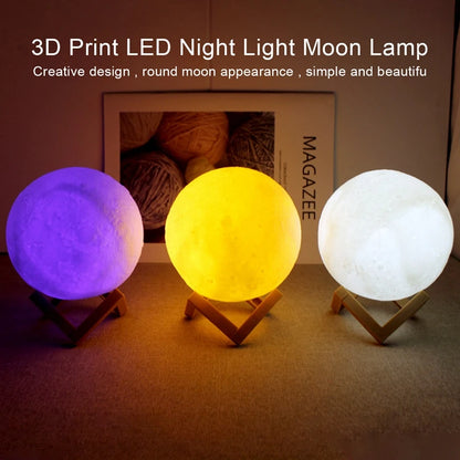 LED Moon Galaxy Book Night Light
