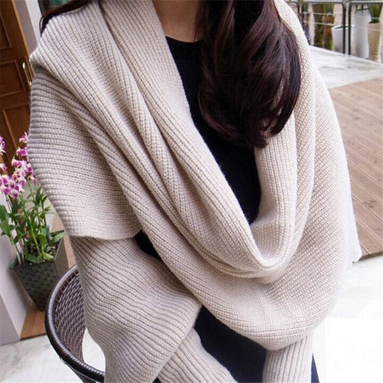 Scarf Cashmere Sweater