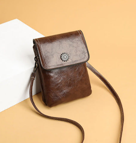 Large Capacity PU Phone Crossbody Bag