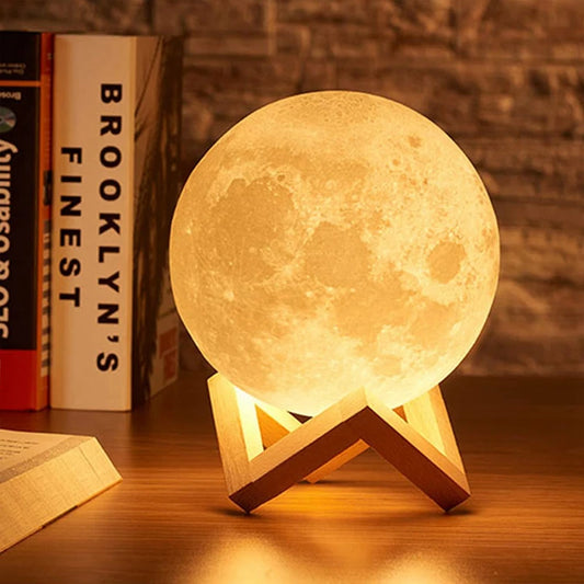 LED Moon Galaxy Book Night Light
